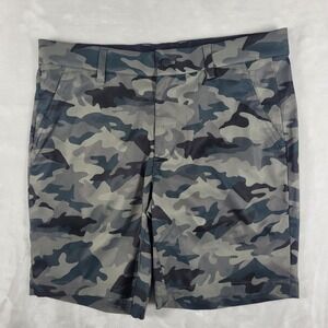 Good Good Golf "Can't See Me Sport"‎ Shorts Men's 32 Green Grey Camo Performance